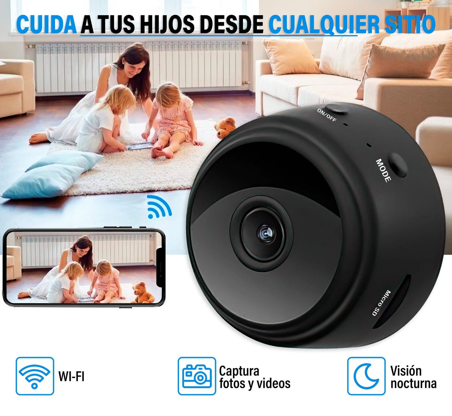 Mini Cámara Espía HD