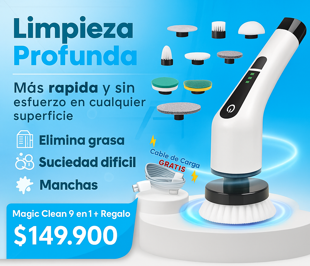 Cepillo Magic Clean Pro™ 9 en 1