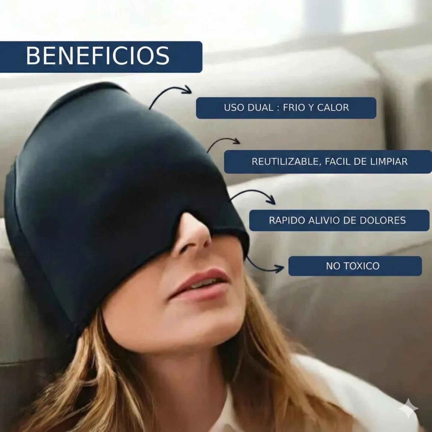 Gorro Anti-migraña con Frío y Calor