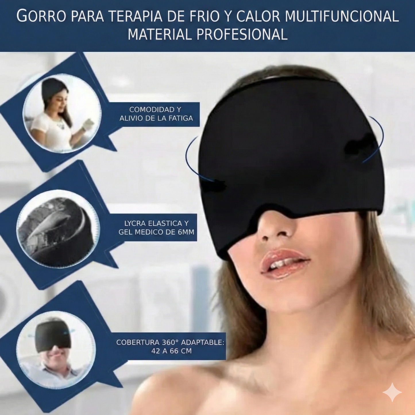 Gorro Anti-migraña con Frío y Calor